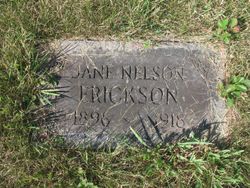 Jane <I>Nelson</I> Erickson 