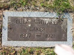 Lula May <I>Whitaker</I> Baker 