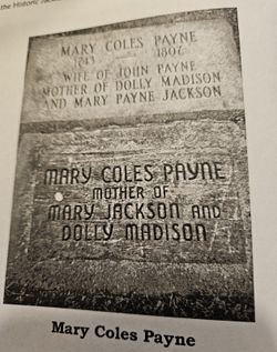 Mary Winston <I>Coles</I> Payne 