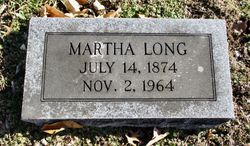 Martha “Mattie” <I>Smith</I> Long 