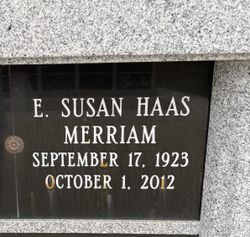 E Susan Haas Merriam 