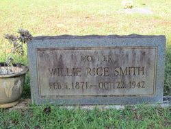 Willie Rice <I>Beason</I> Smith 