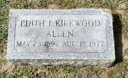 Edith Leona <I>Kirkwood</I> Allen 
