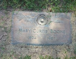Mary Curtis <I>Ray</I> Boone 