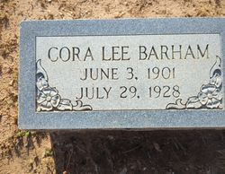 Cora Lee <I>Barham</I> Barham 