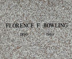 Florence A. <I>Fischer</I> Bowling 
