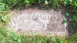 Agnes Kathleen <I>Royster</I> Allen 