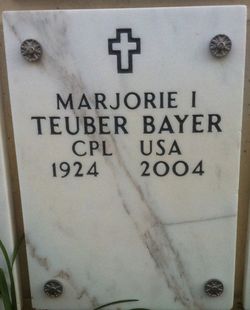 Marjorie I <I>Teuber</I> Bayer 