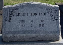 Edith <I>Trahan</I> Fontenot 