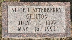 Alice Irene <I>Atterberry</I> Chilton 