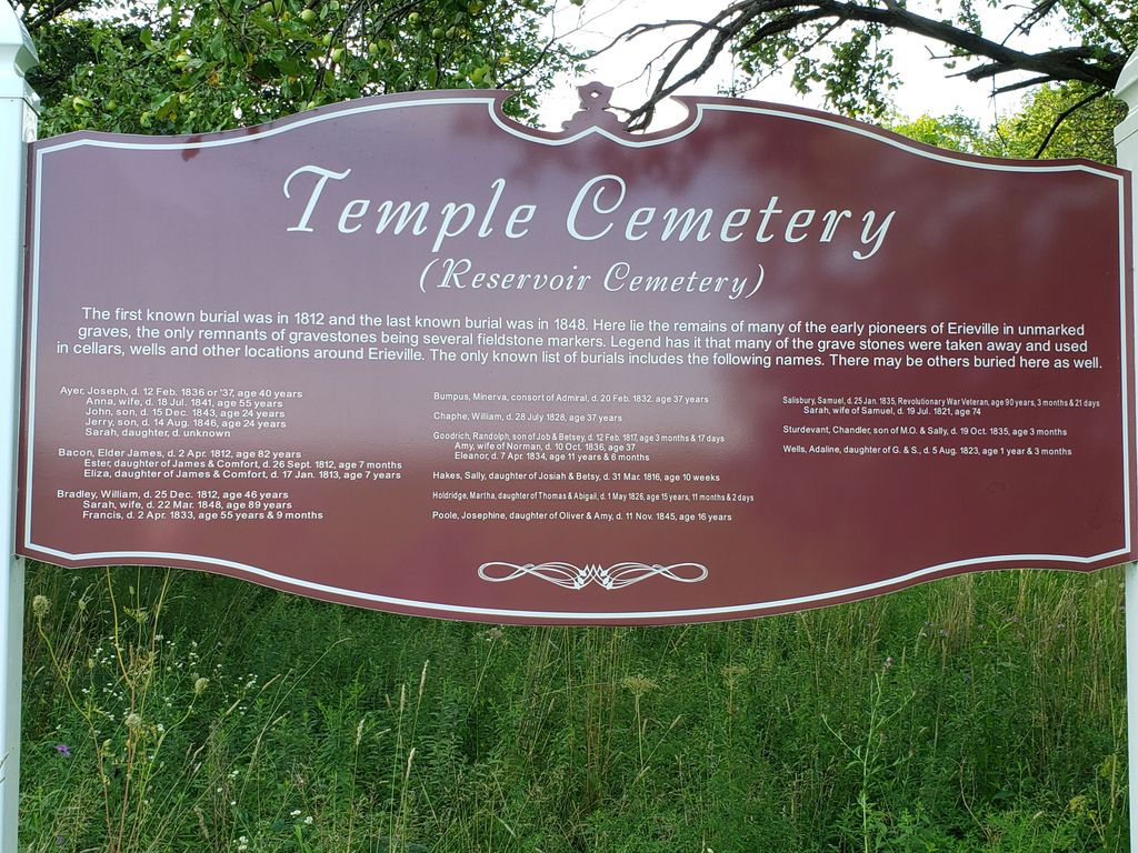 Erieville Reservoir Cemetery