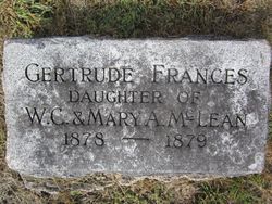 Gertrude Frances “Gertie” McLean 