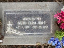 Ruth Fern <I>Bandy</I> Holt 