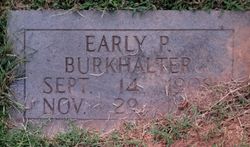 Early Prentice Burkhalter 