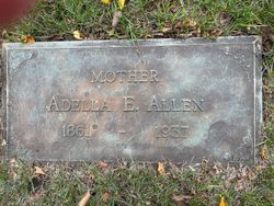 Adella E. “Ella” <I>Barber</I> Allen 