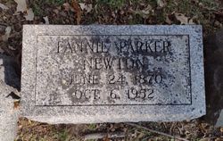 Fannie <I>Parker</I> Newton 