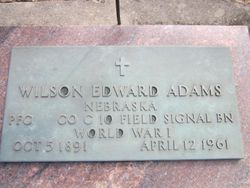 Wilson Edward Adams 