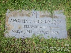 Angeline J <I>Hozlinger</I> Heidekruger 