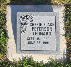 Cherie Peterson <I>Flake</I> Leonard 