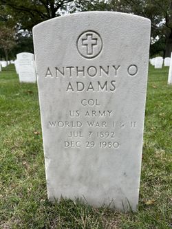 Anthony O Adams 