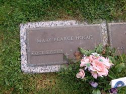 Mary Kathryn <I>Pearce</I> Hogue 