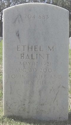 Ethel M <I>Green</I> Balint 