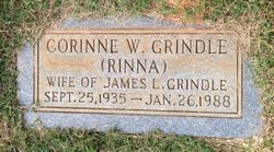 Corinne W “Rinna” <I>Walker</I> Grindle 