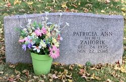 Patricia Ann “Pat” <I>Feltz</I> Zahorik 