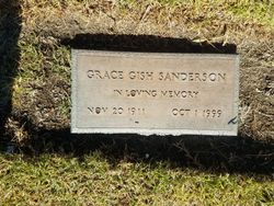 Grace Lillian Gish <I>Hilton</I> Sanderson 