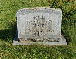 Sarah Jane “Saddie” <I>Leroy</I> Austin 