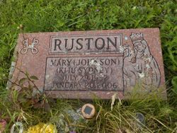 Mary Margaret <I>Joe</I> Ruston 