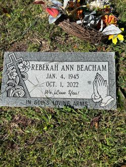 Rebekah Ann <I>Morgan</I> Beacham 