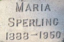 Maria M. <I>Geiszler</I> Sperling 