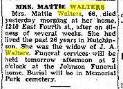 Mattie Walters 