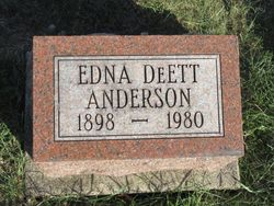 Edna DeEtt <I>Smith</I> Anderson 