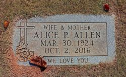 Alice Geraldine <I>Pair</I> Allen 