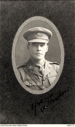 Lieutenant Alfred Hector “Gordie” Gordon 