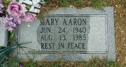 Mary Aaron 