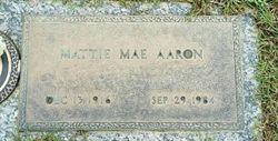 Mattie Mae Aaron 
