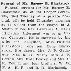 Barney B. Blackstock 