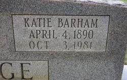 Katie Lue <I>Barham</I> George 