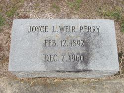 Joyce Louvenia <I>Weir</I> Perry 