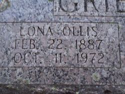 Lona <I>Ollis</I> Gribble 