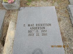 Mae <I>Ricketson</I> Anderson 