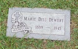 Marie <I>Diss</I> Dewert 