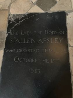Sir Allen Apsley 