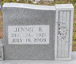 Jennie Belle <I>Cutrer</I> Breeden 