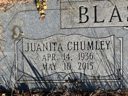 Juanita Ray <I>Chumley</I> Blasingame 