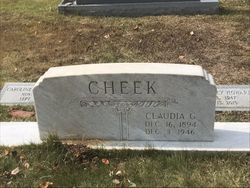 Claudia Grace <I>Forbes Holton</I> Cheek 