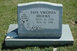Faye Virginia <I>Clements</I> Brooks 